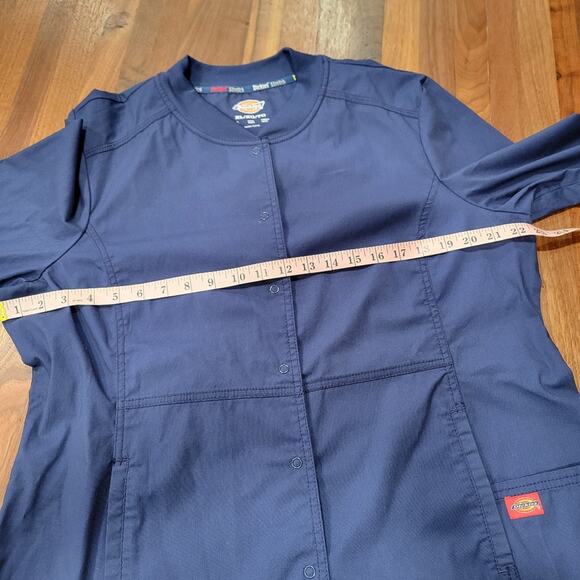 Dickies Snap Front Warm Up Jacket 85304A Navy Size XL - Picture 8 of 8